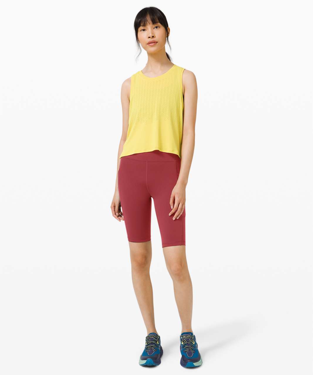 Lululemon Invigorate High-Rise Short 10 - Chianti - lulu fanatics