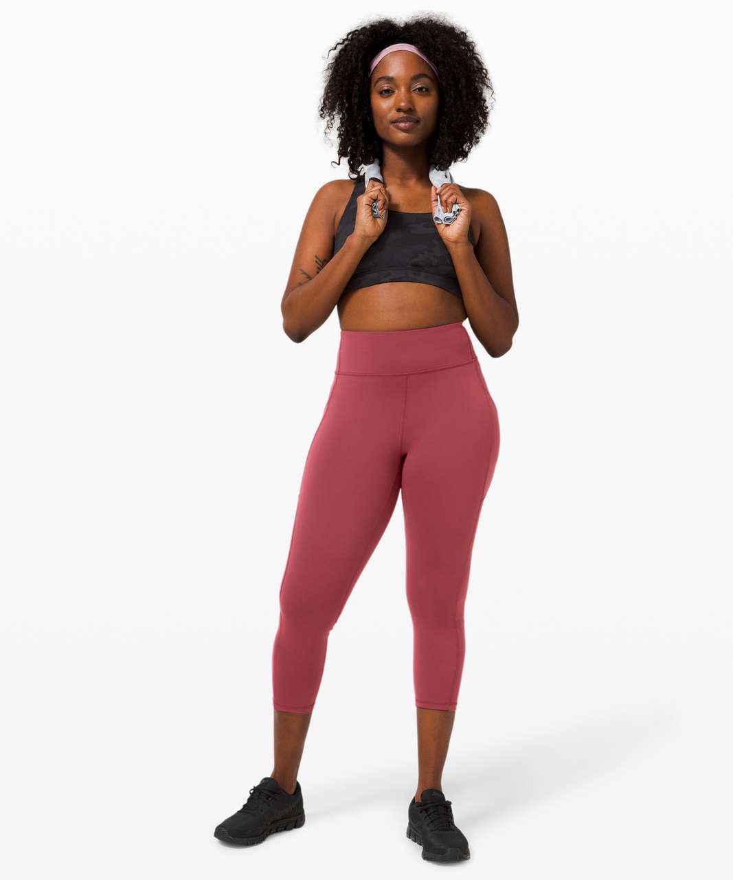 Lululemon Invigorate High-Rise Crop 23 - Chianti - lulu fanatics