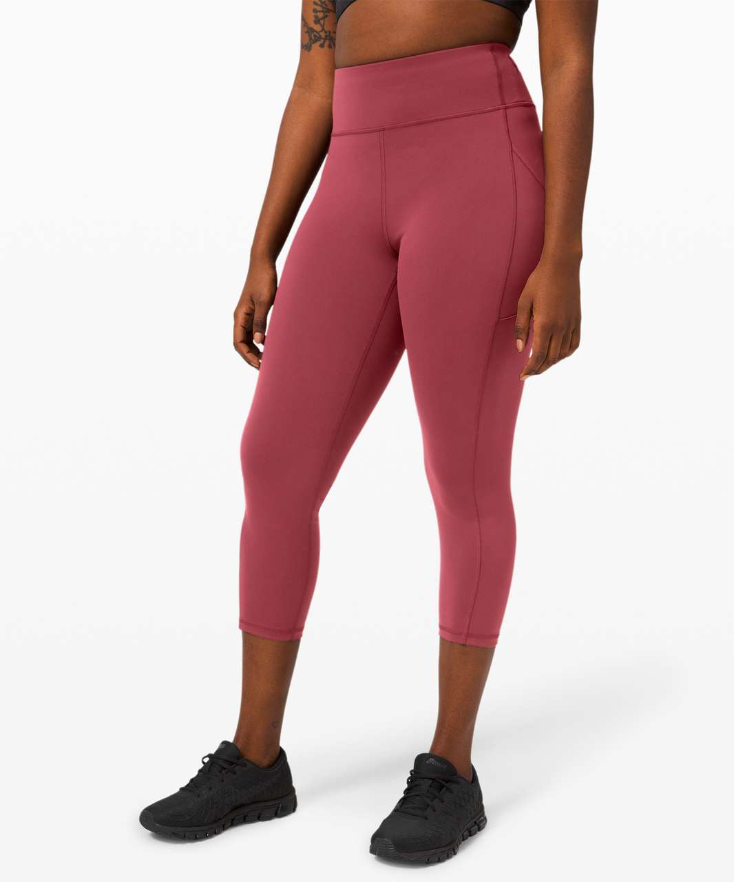 Lululemon Invigorate High-Rise Crop 23" - Chianti - lulu fanatics