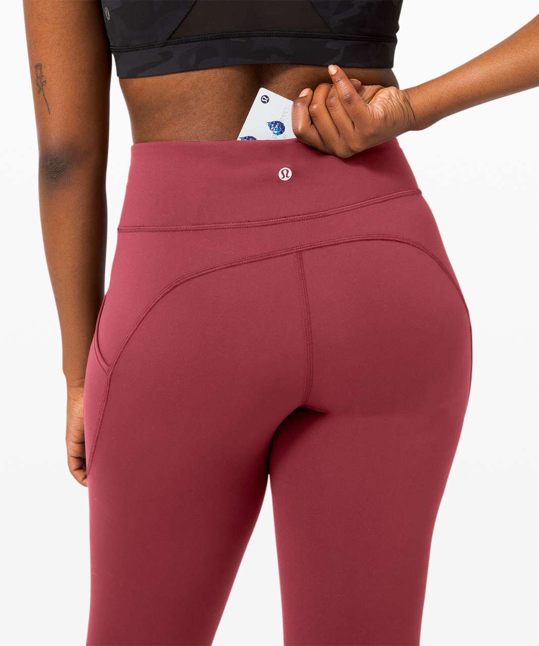 Lululemon Invigorate High-rise Crop 23 In Chianti