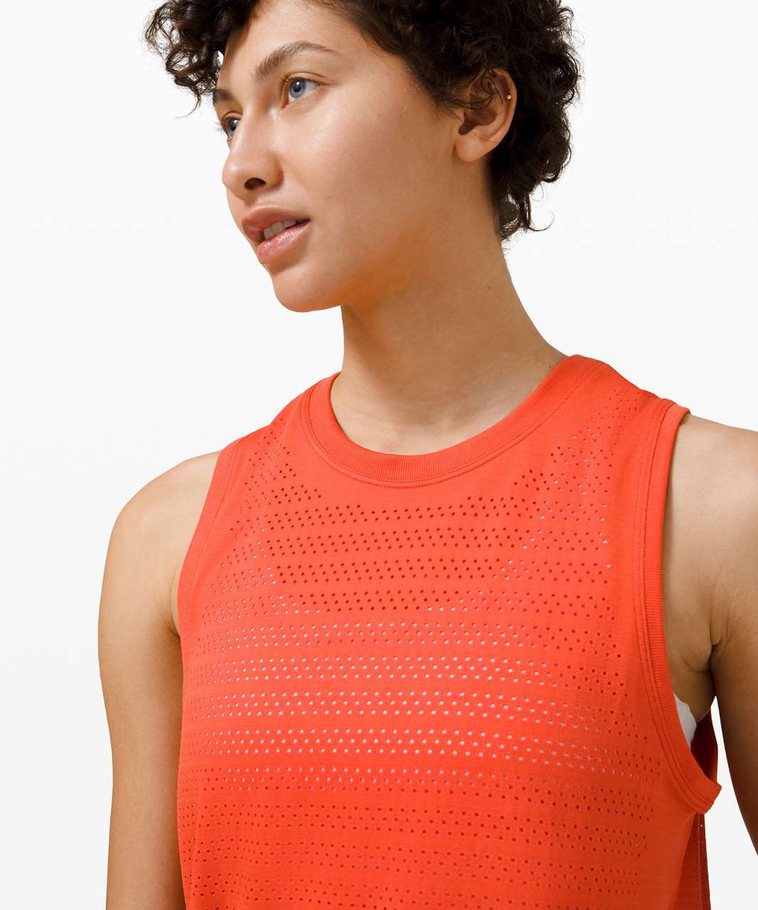 Lululemon Breeze By Muscle Tank II *Squad - Brick / Brick