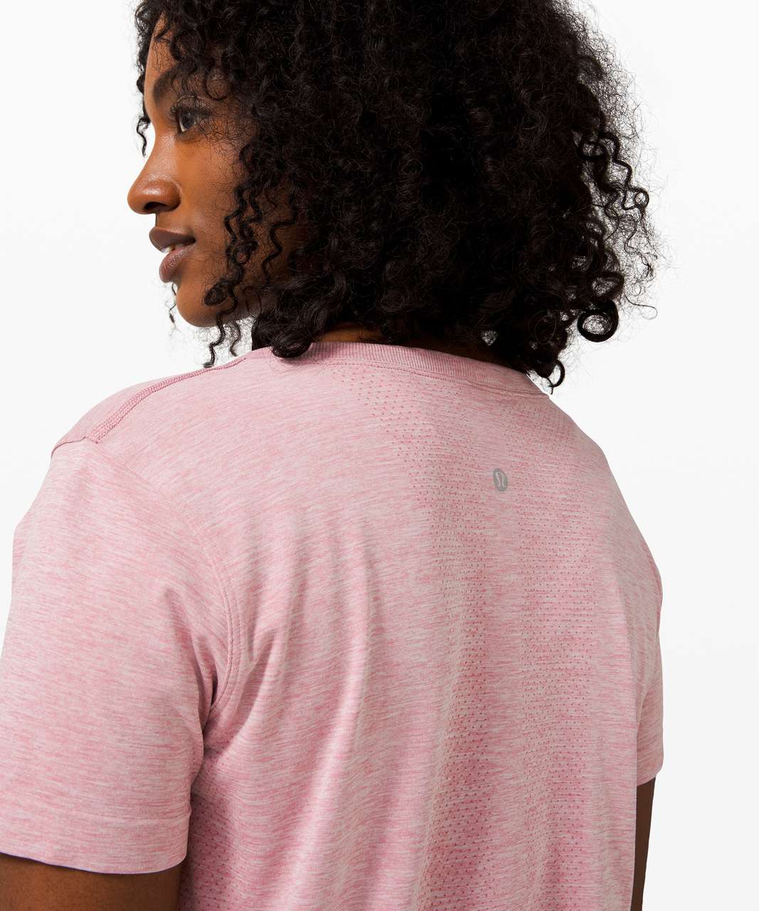 Lululemon Swiftly Relaxed Short Sleeve - Pink Taupe / White