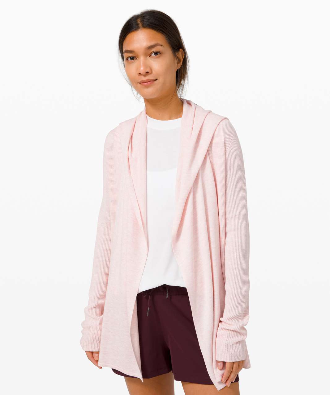 Lululemon Sundown Sweater Wrap - Heathered Ballet Slipper