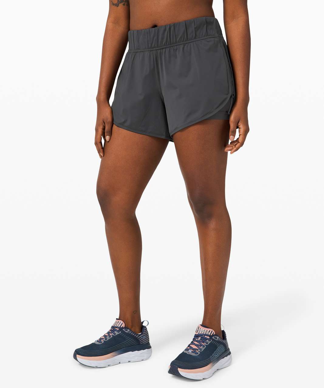 Lululemon Uncovered Strength High-Rise Crop 23 - Graphite Grey