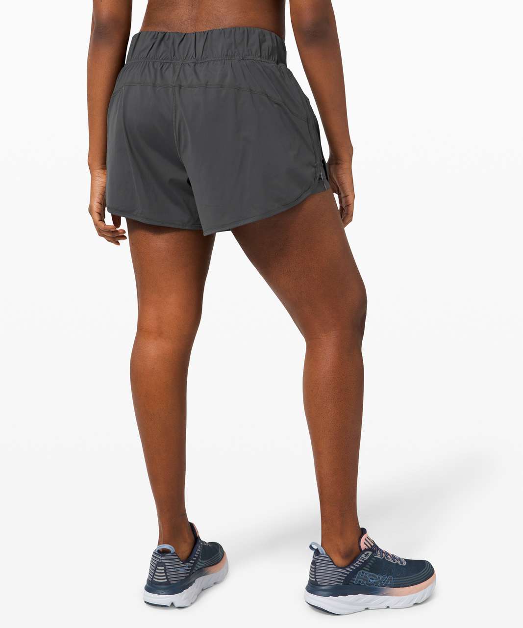 Lululemon Strides Ahead High-Rise Short 4" - Graphite Grey