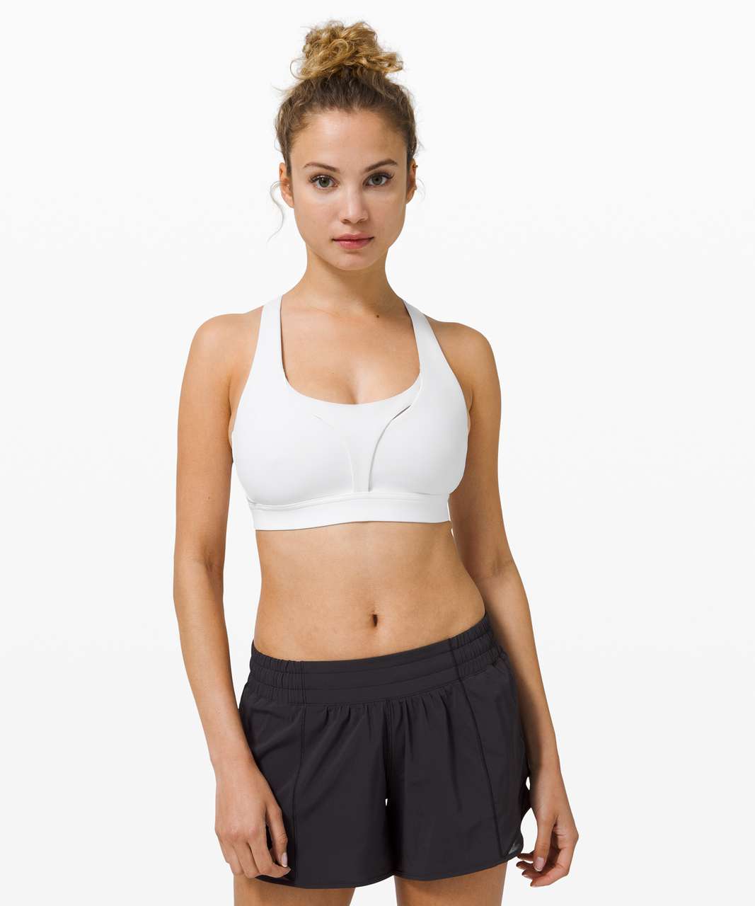 Lululemon Get Set Bra Mesh Sports Bra Size 2 White - $17 (66% Off Retail) -  From Jessica