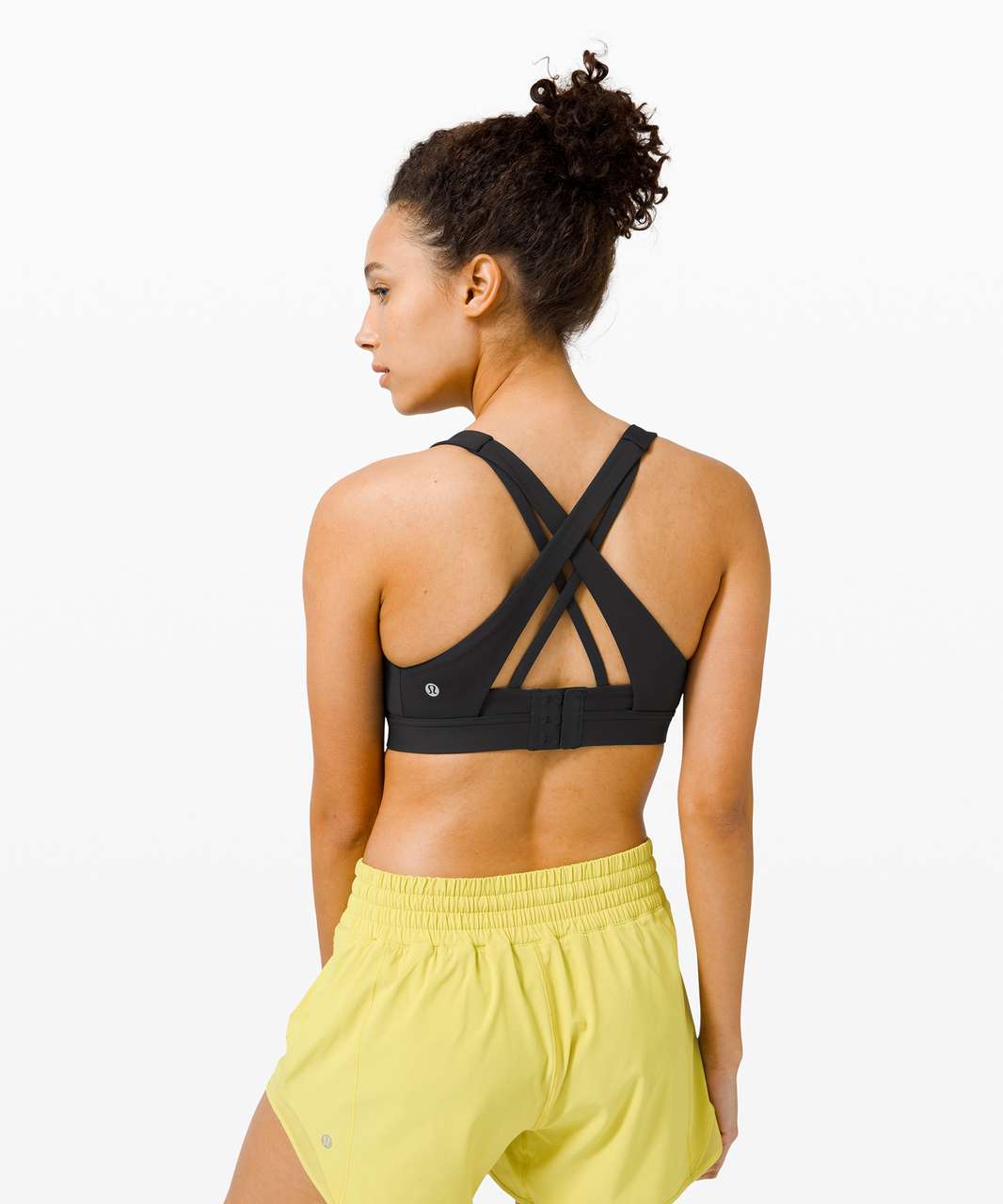 Lululemon Power Through Bra - Black - lulu fanatics