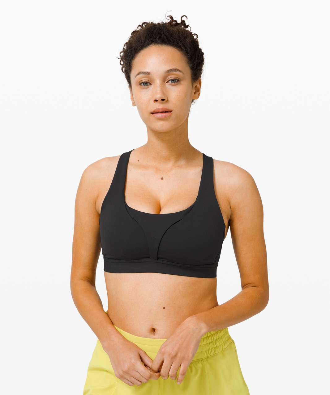 Lululemon Stash It Bra *Medium Support, B/C Cup - Black - lulu