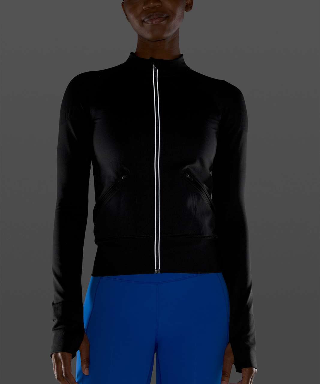 Lululemon Open Stride Run Bomber - Black - lulu fanatics