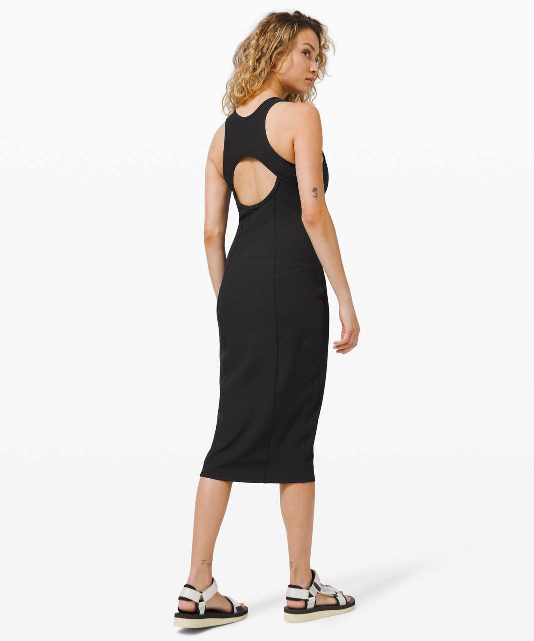 Lululemon Brunch and Back Dress - Black - lulu fanatics