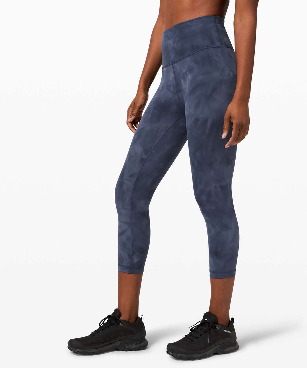 Lululemon Wunder Train High-Rise Crop 21 *Diamond Dye - Diamond Dye Shade  Naval Blue - lulu fanatics