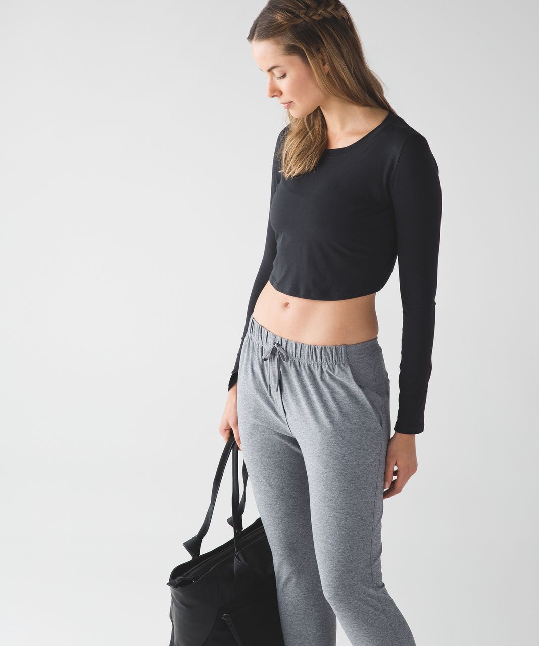 Lululemon Cruiser Cropped Long Sleeve - Black