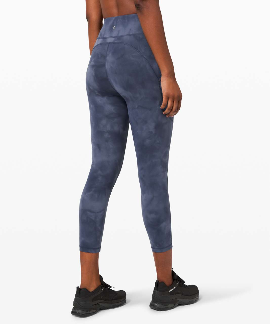 Lululemon Athletica Diamond Dye Rock True Navy Align HR Crop 23 Leggings -  US 4, - Lululemon clothing - Diamond Dye Lunar Rock True Navy