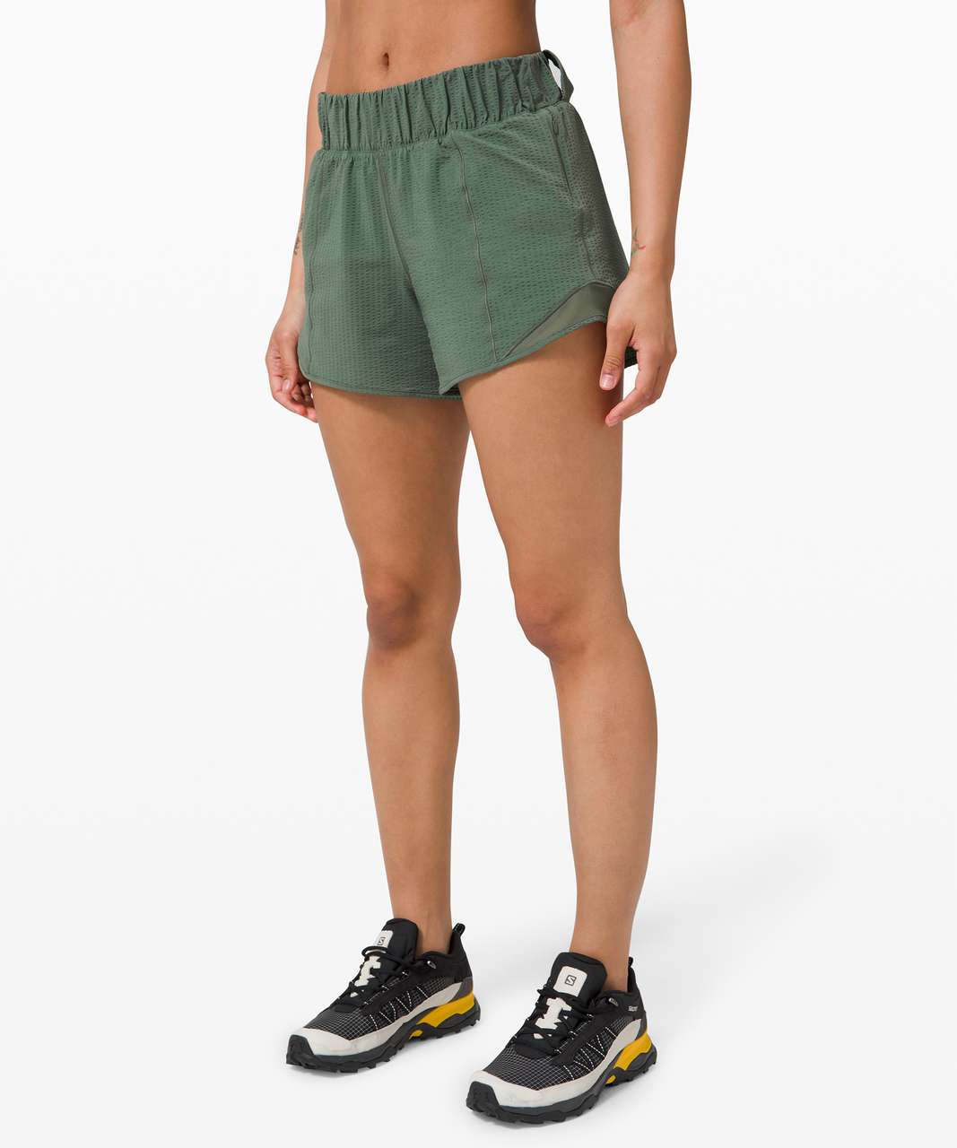 Lululemon Hotty Hot Low Rise Short 2.5 Crispin Green Womens Size 12 - $52  - From V