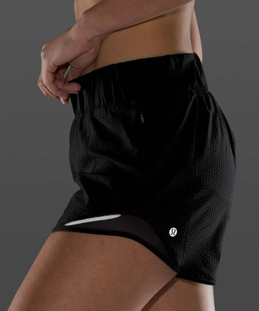 Lululemon Hotty Hot Short High-Rise 4" *Seersucker - Black