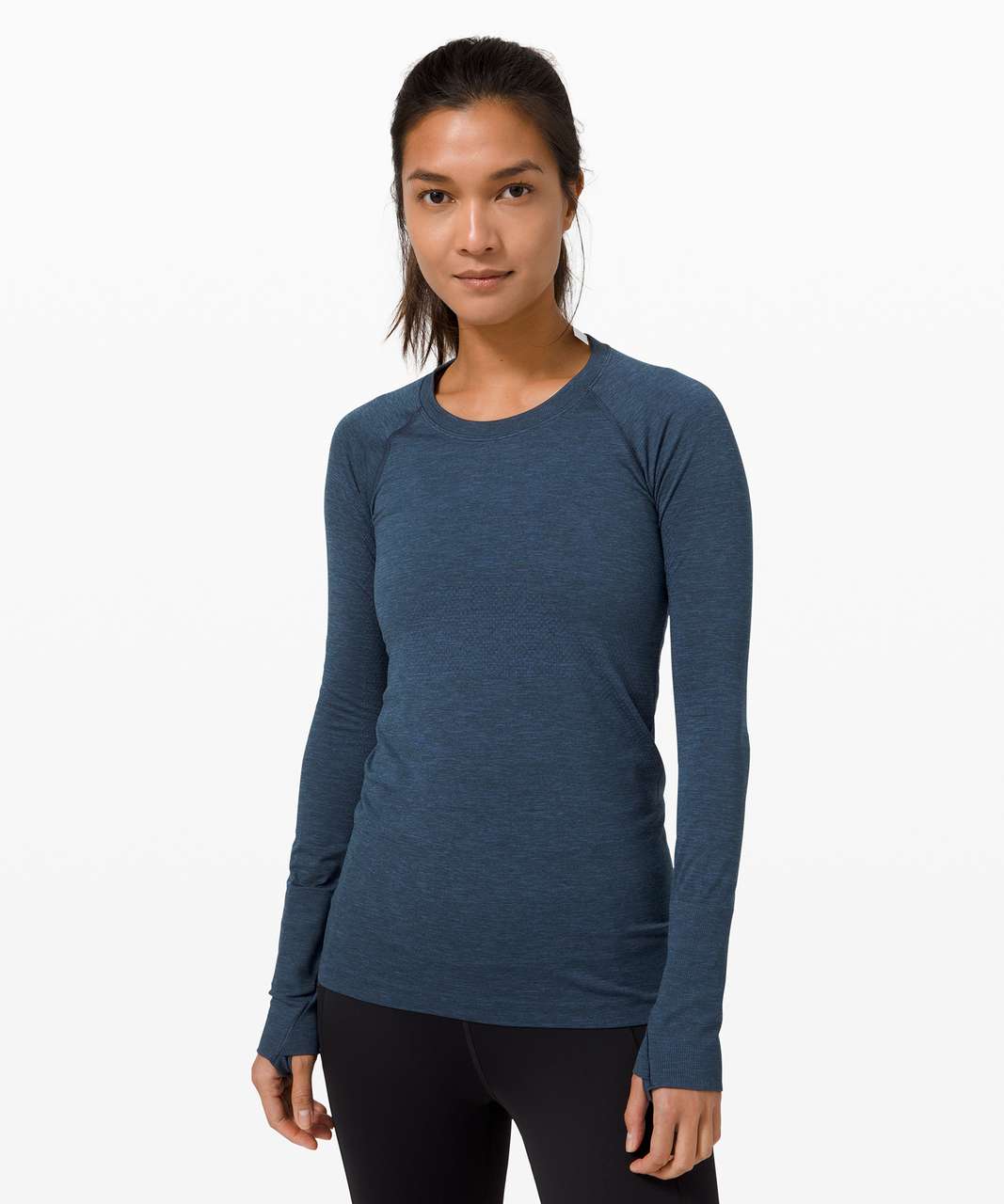 Lululemon Swiftly Tech Long Sleeve Shirt 2.0 - Mineral Blue / Soft