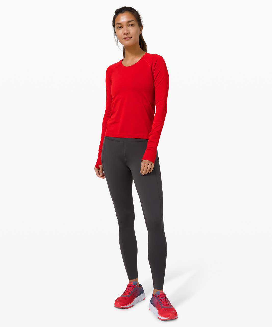 Lululemon Swiftly Tech LS 2.0 Race * Red Merlot