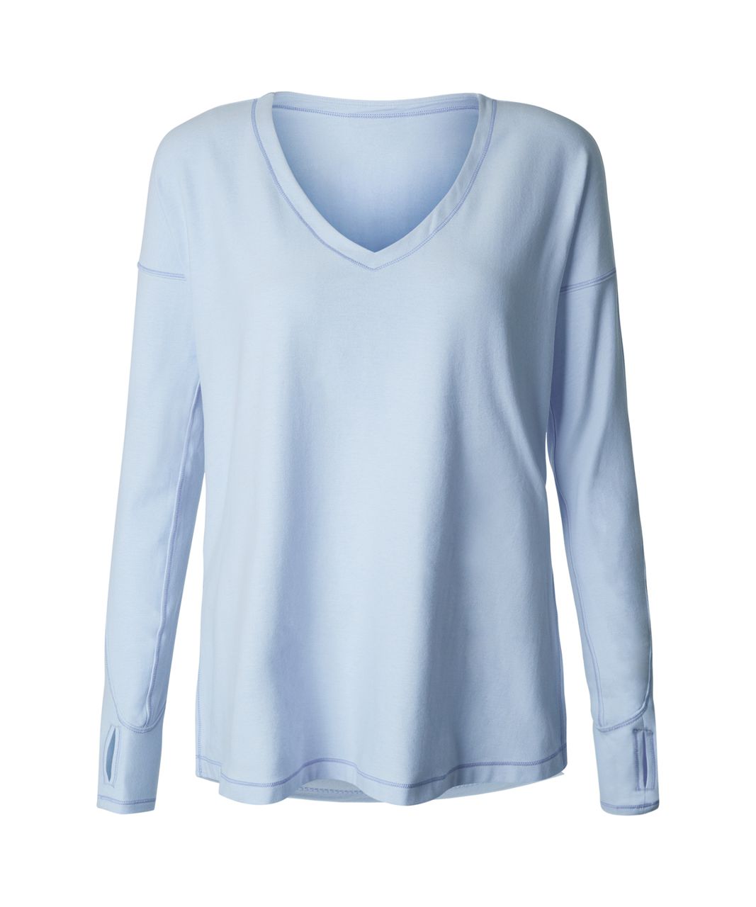 Lululemon Dash To Class Long Sleeve - Heathered Chalk - lulu fanatics