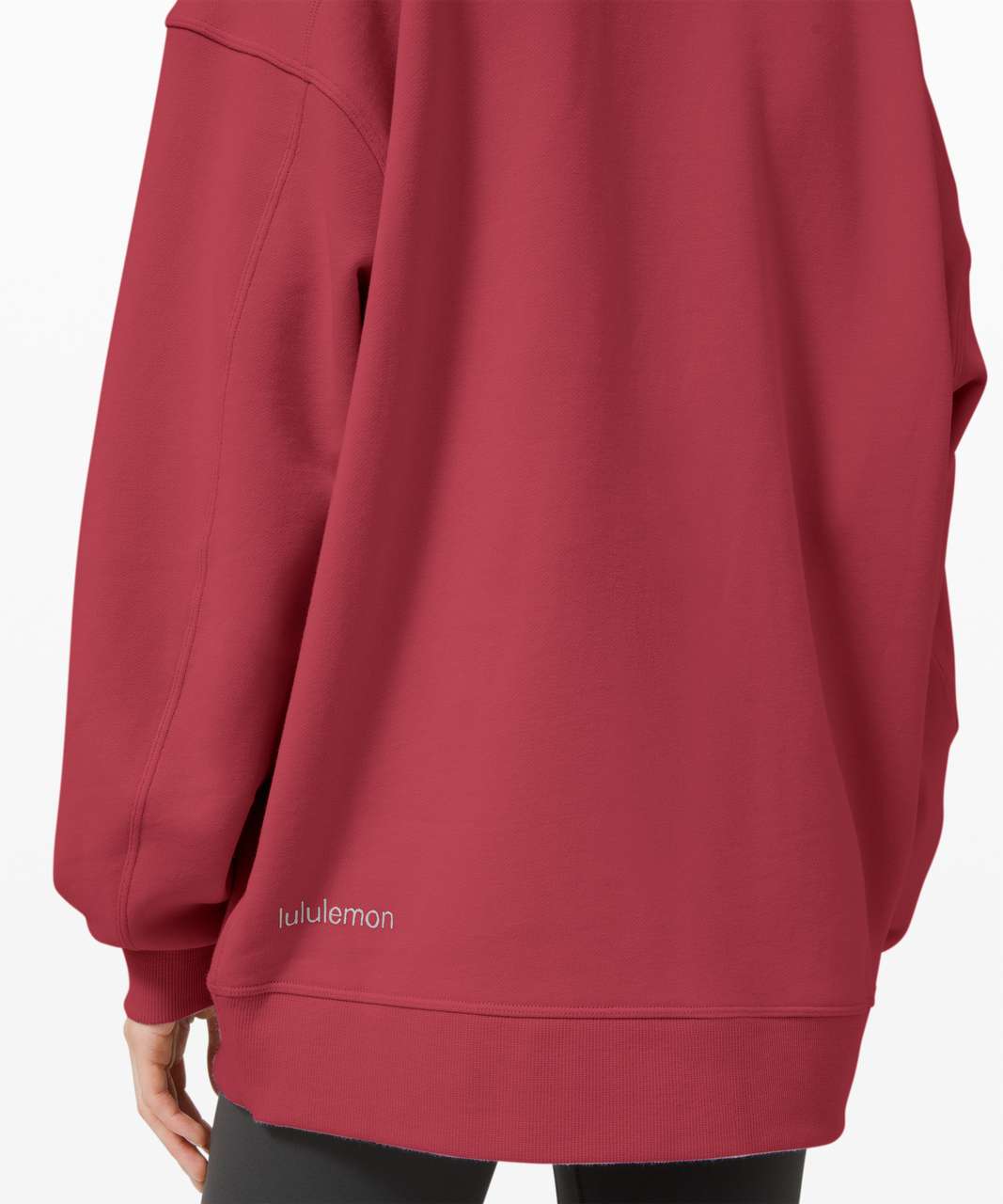 Lululemon Perfectly Oversized Crew - Pink Lychee - lulu fanatics