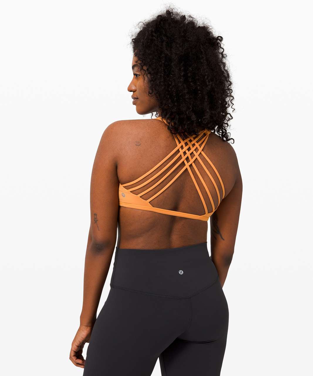 Lululemon Free To Be Bra Wild *Light Support, A/B Cup - Monarch Orange