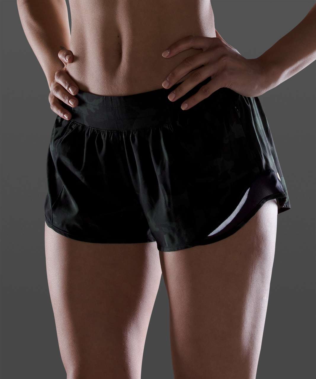 Lululemon Black Cheetah Print Hotty Hot 2.5” Shorts Size 4 - $60 - From  Sammi