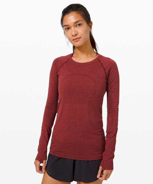 NEW Women Lululemon Swiftly Tech Long Sleeve 2.0 Serene Blue Size