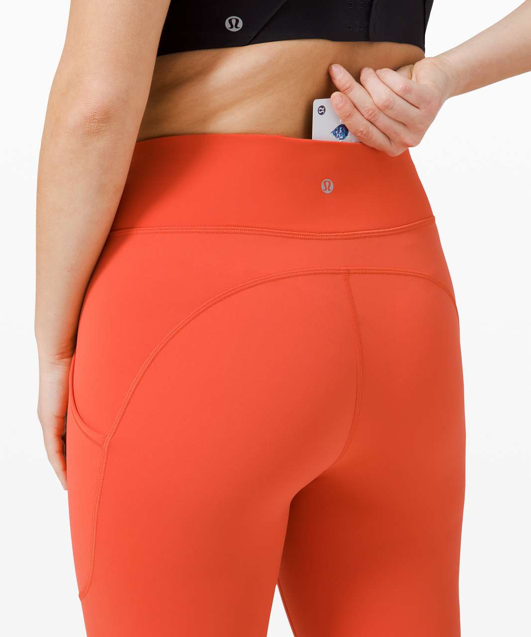 Lululemon Invigorate High-Rise Tight 25 - Dark Terracotta - lulu fanatics