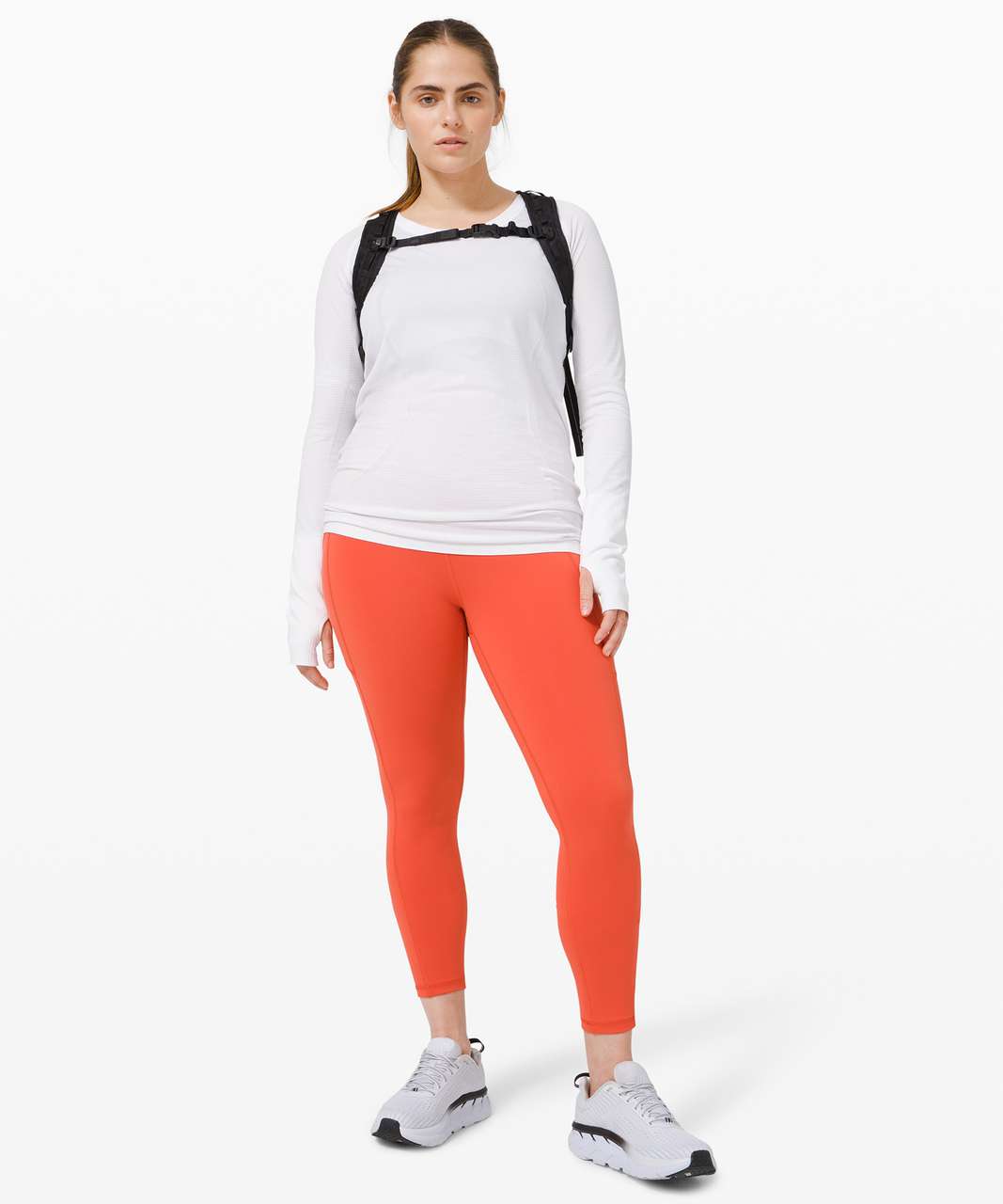 Lululemon Invigorate High-Rise Tight 25 - Brick - lulu fanatics