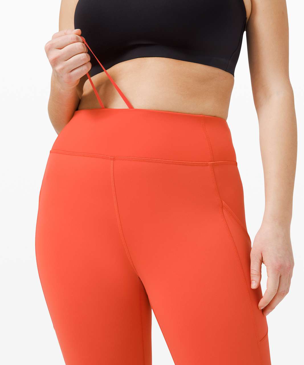 Lululemon invigorate orange leggings- - Gem