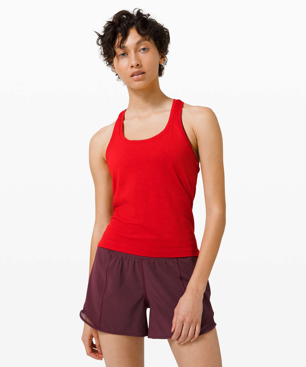 Lululemon Swiftly Tech Racerback 2.0 *Race Length - Dark Red / Dark Red