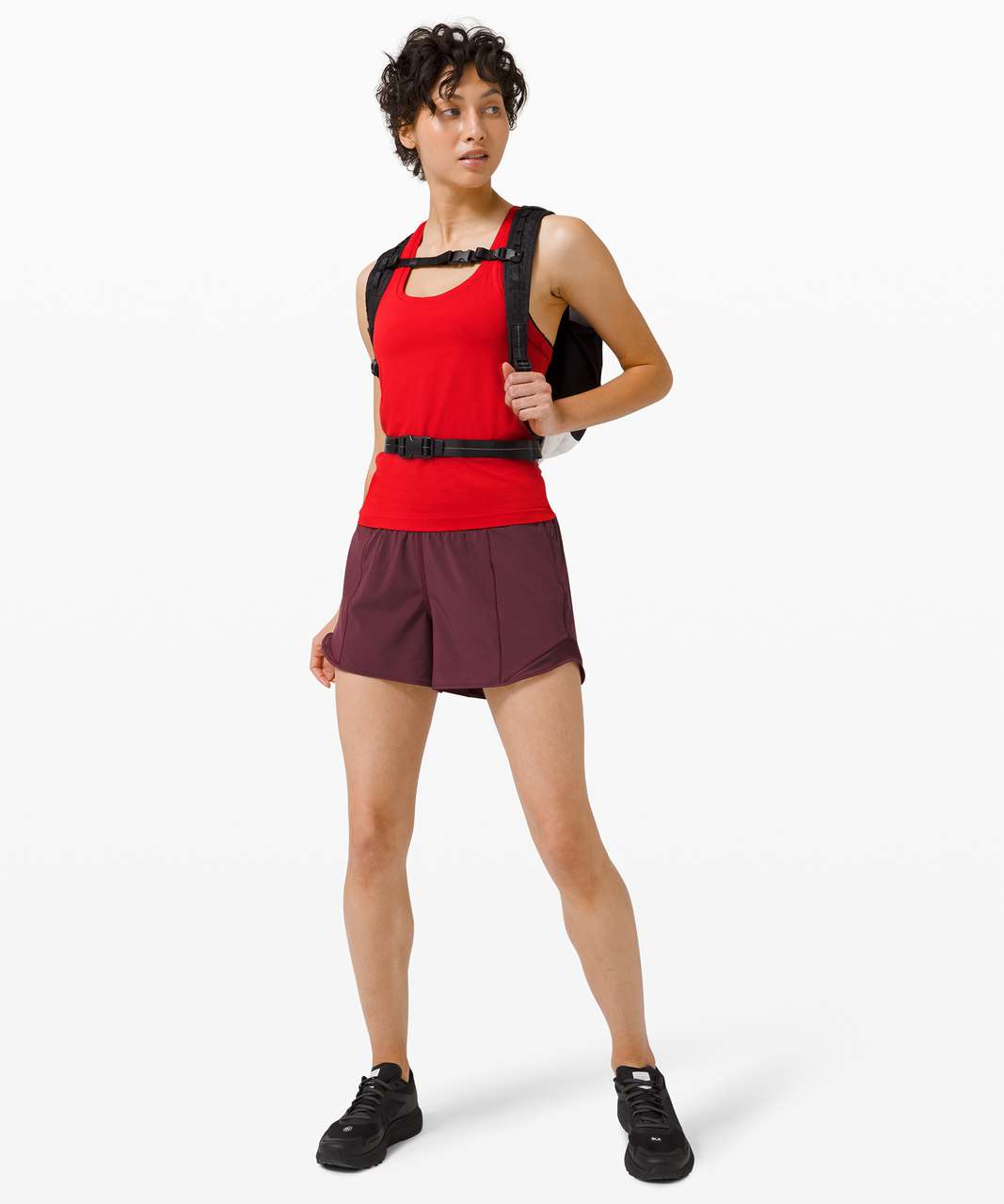 Lululemon Swiftly Tech Racerback 2.0 *Race Length - Dark Red / Dark Red