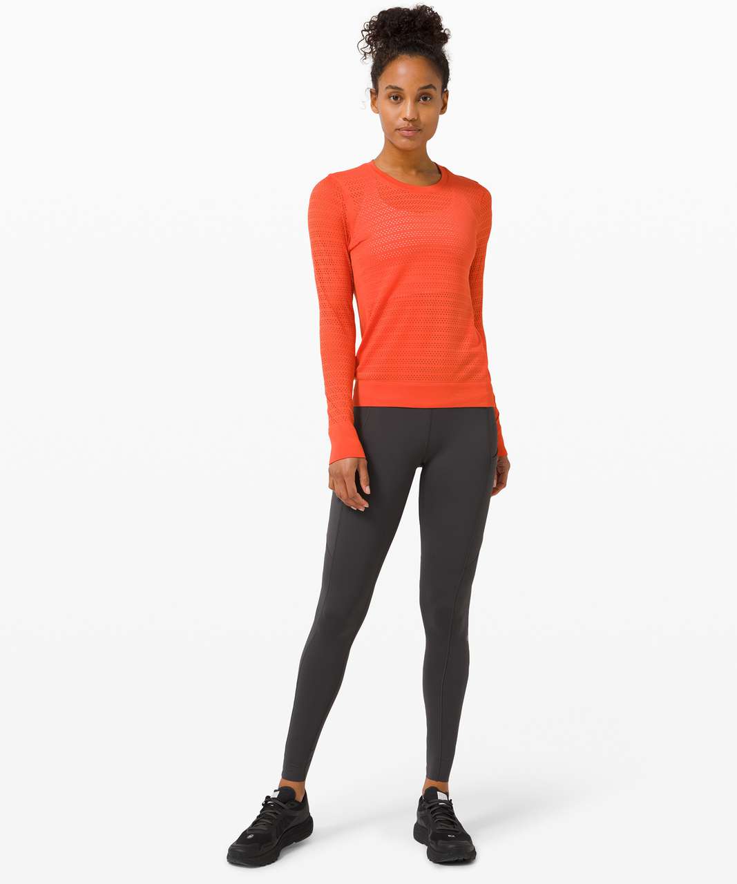 Lululemon Breeze By Long Sleeve *Squad - Brick / Brick