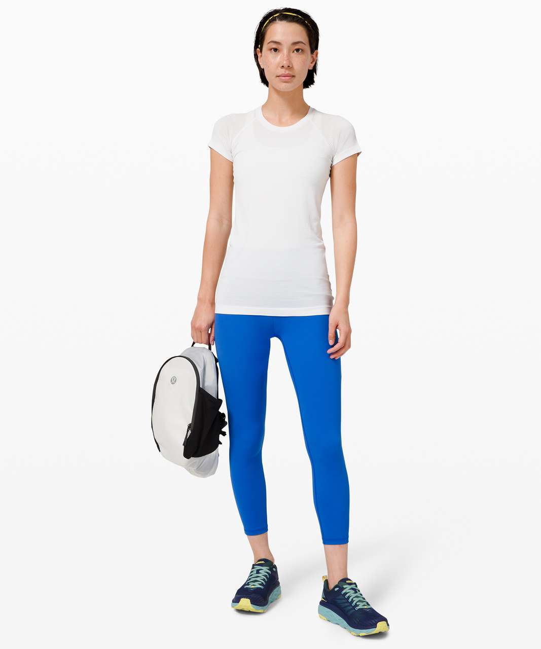 Lululemon Swiftly Tech Short Sleeve 2.0 *Sun - Colour Shift White / Blue