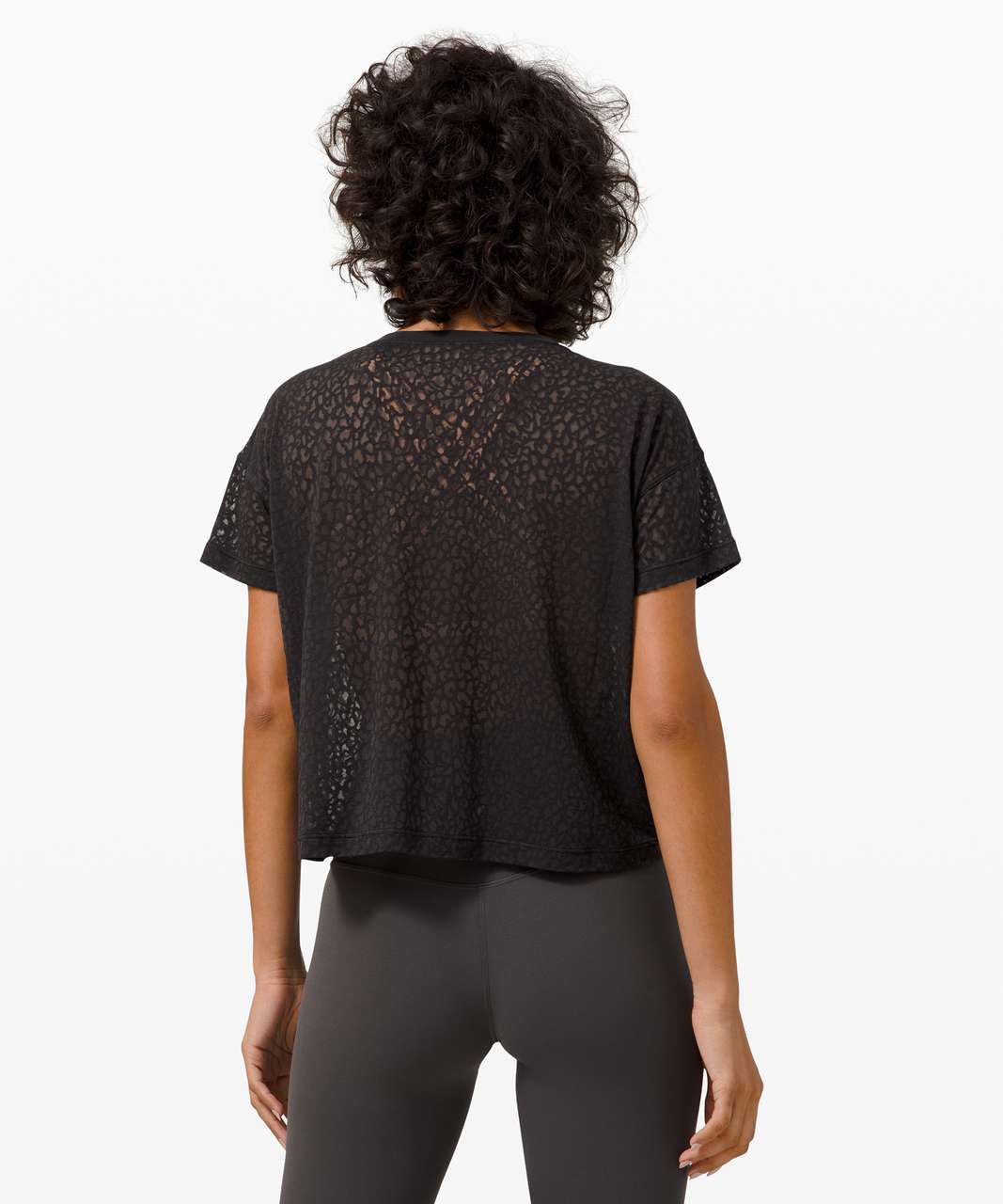 Lululemon Cates Tee *Camo Veil - City Camo Burnout Black / Black