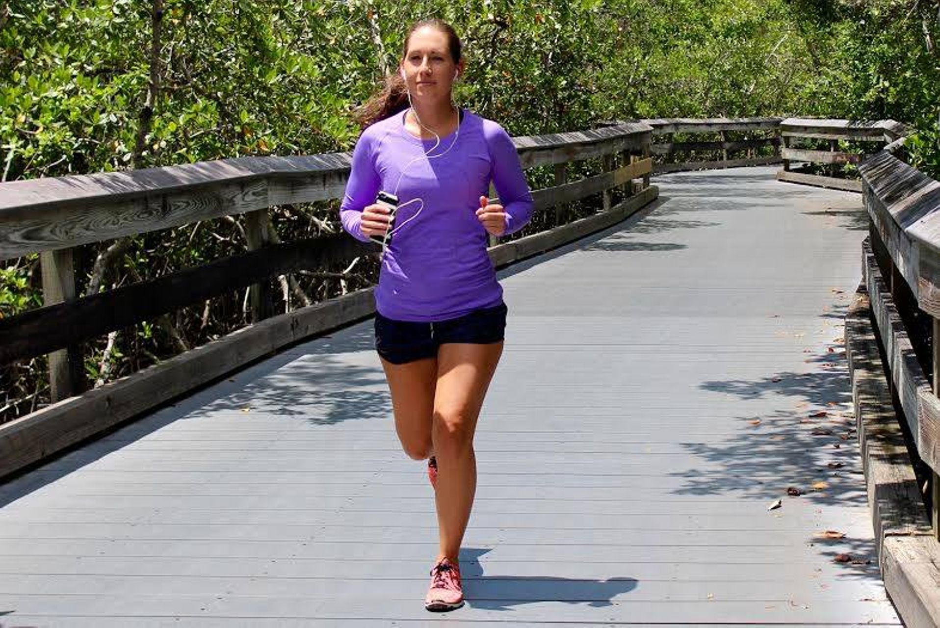 Lululemon Swiftly Tech Long Sleeve Crew - Heathered Power Purple