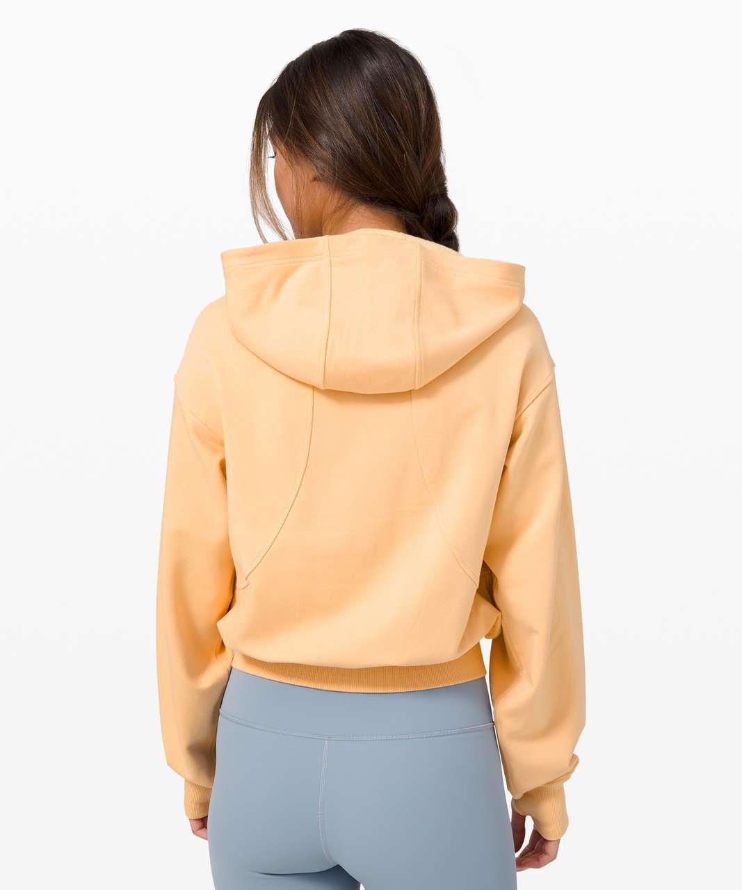 Lululemon Catch a Breath Zip Hoodie - Ivory Peach - lulu fanatics