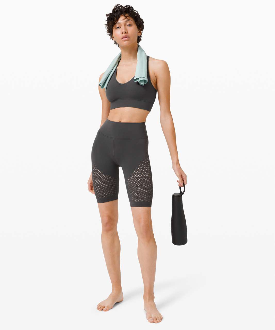 Lululemon Reveal Short Digital Rain - Graphite Grey