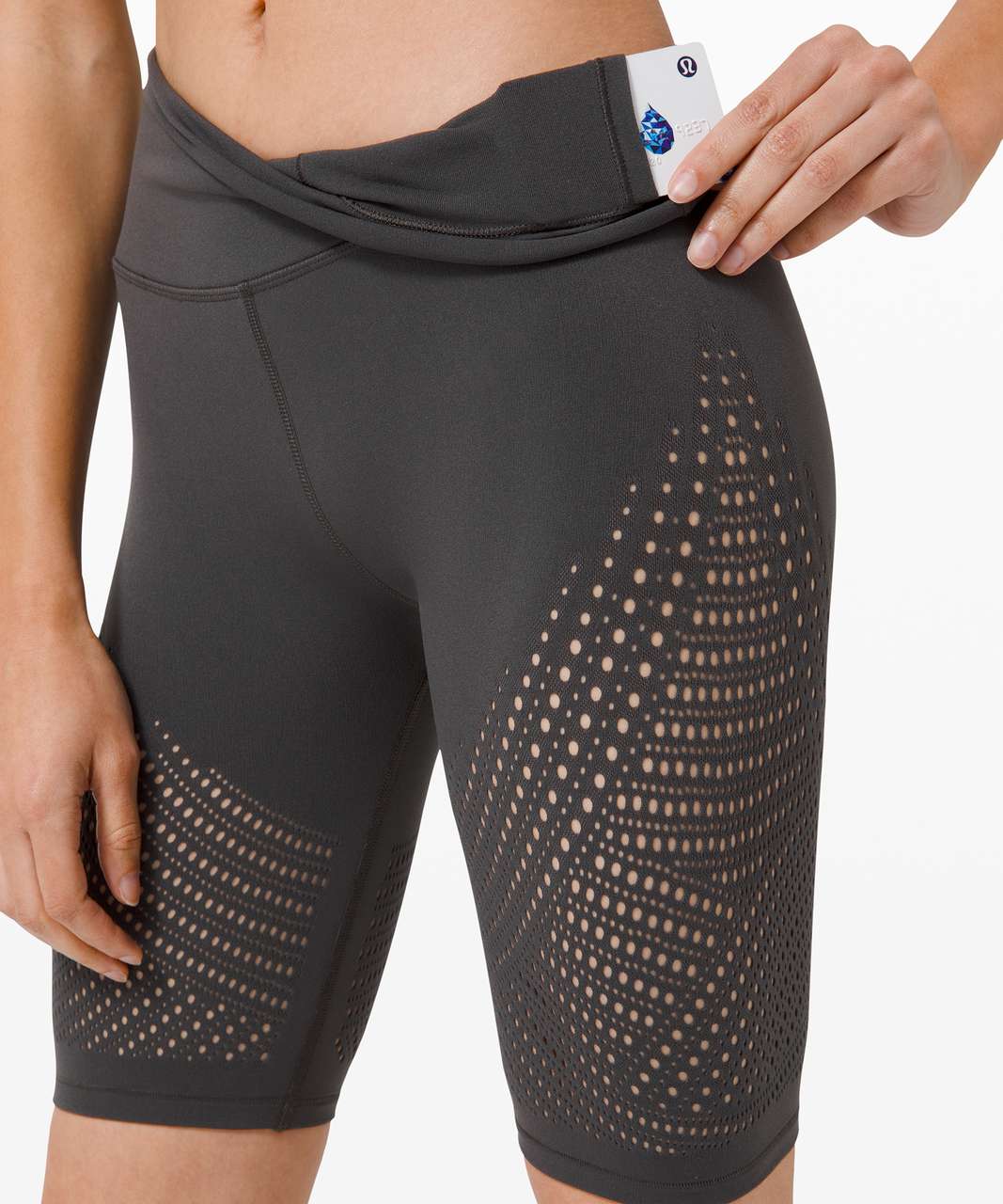 Lululemon Reveal Short Digital Rain - Graphite Grey - lulu fanatics