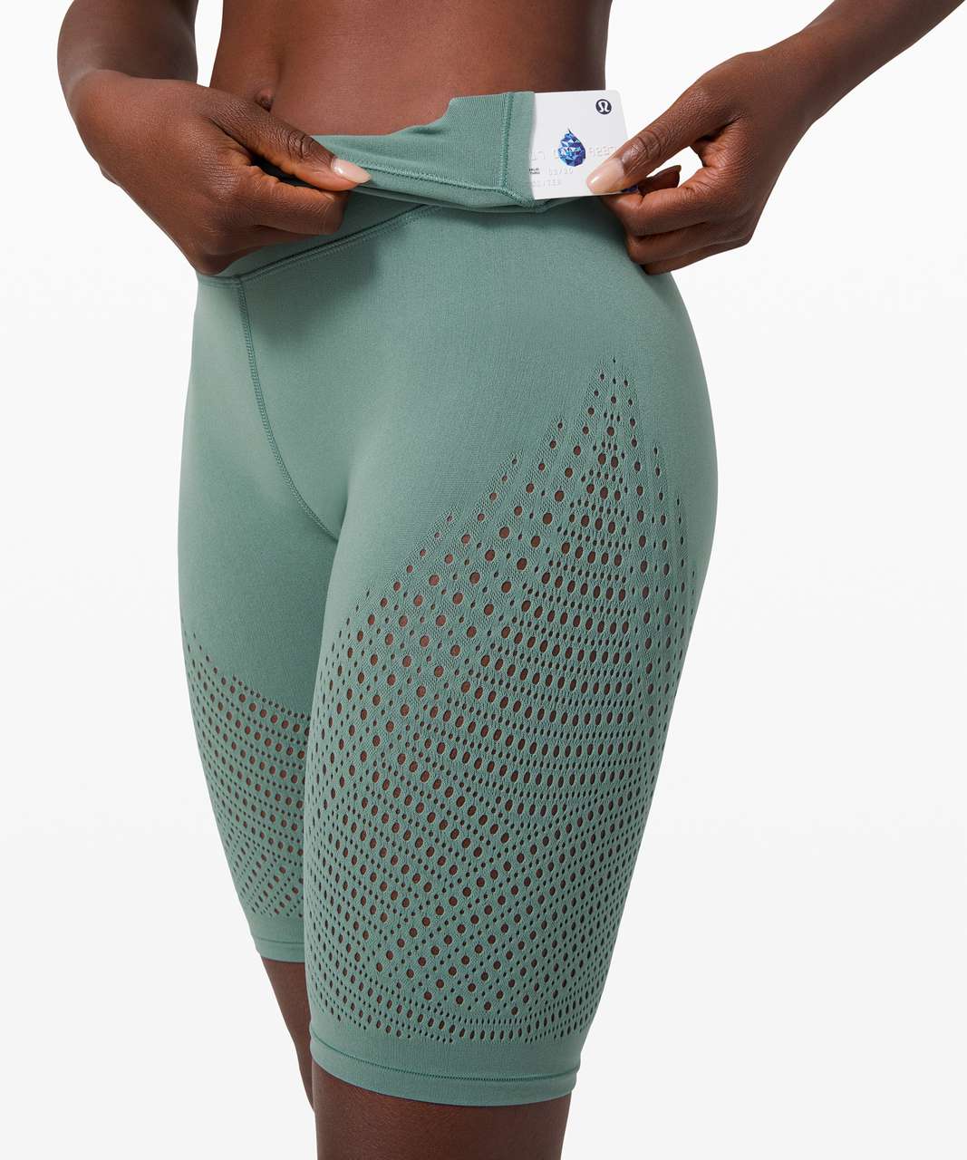 Lululemon Reveal Short Digital Rain - Tidewater Teal