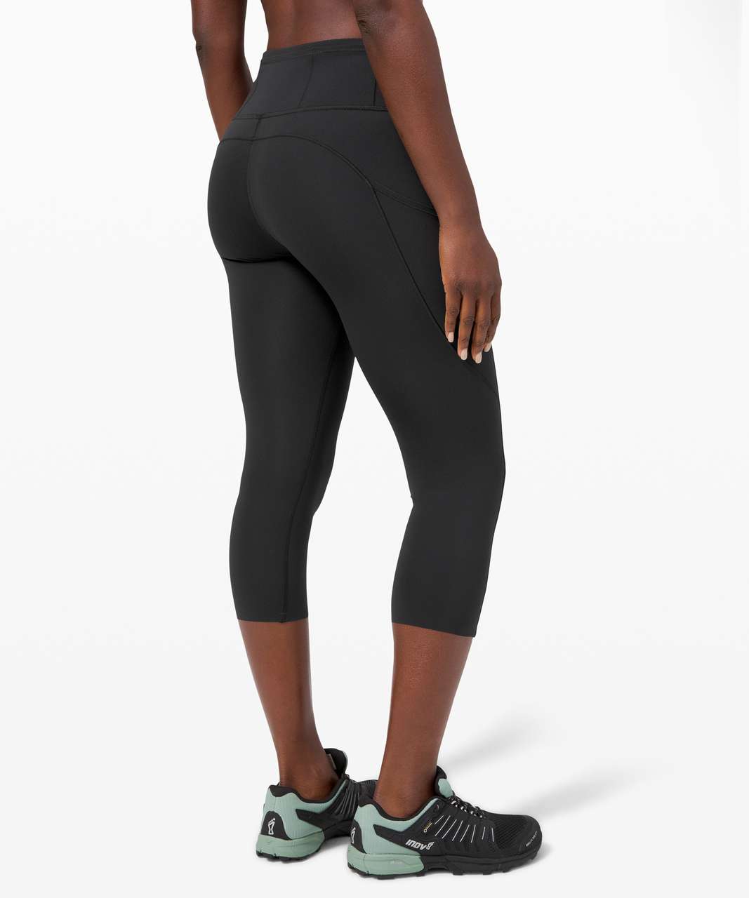 Lululemon Fast and Free Crop II 19" *Non-Reflective - Black