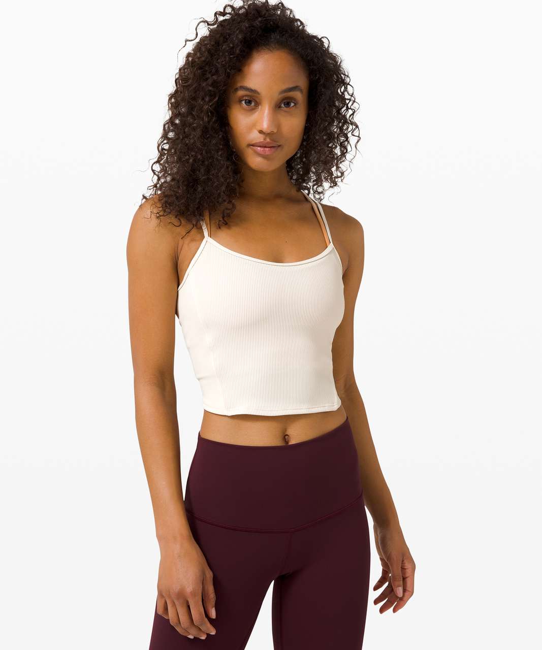 Lululemon Daily Lineup Tank - Light Ivory