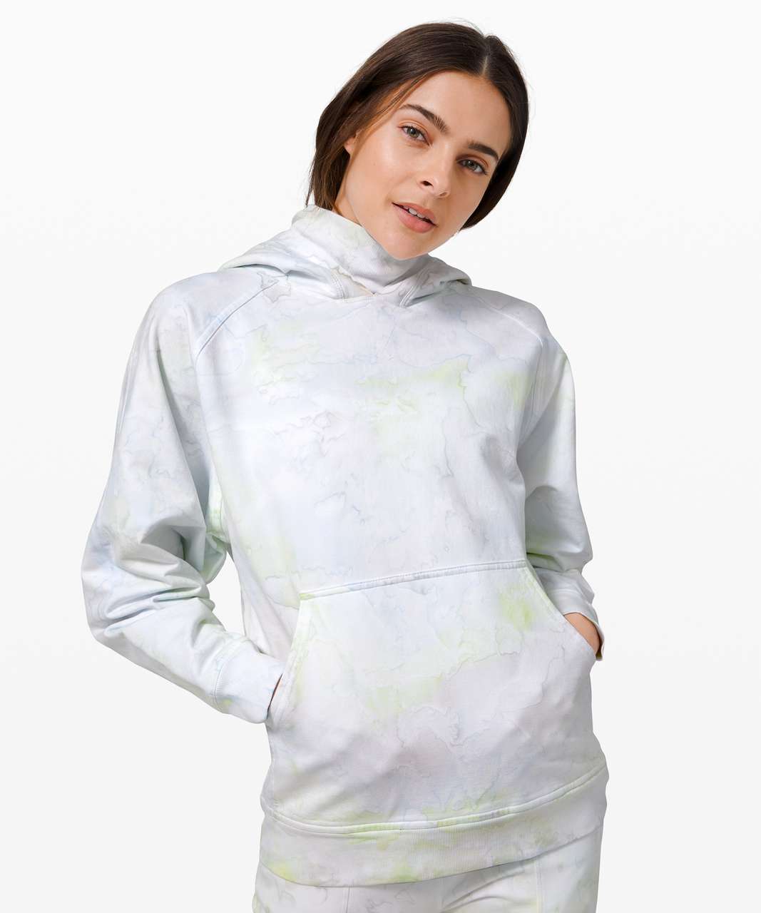 Lululemon LA Pullover Hoodie - Watercolor Wash White / Stargaze / Daydream / Key Lime