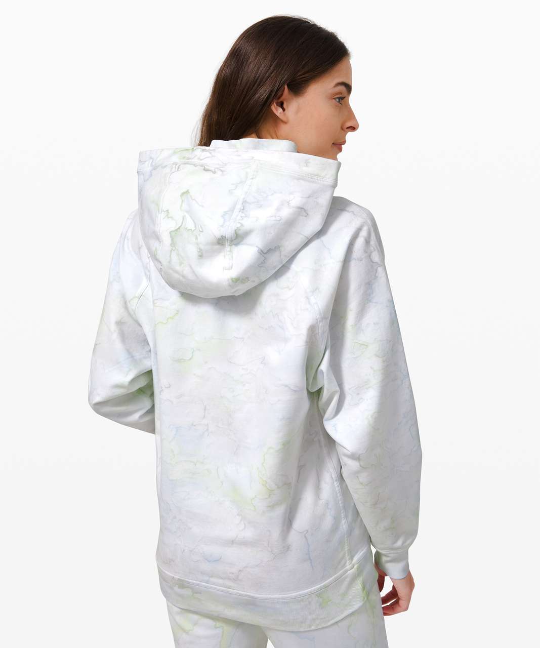 Lululemon LA Pullover Hoodie - Watercolor Wash White / Stargaze / Daydream / Key Lime