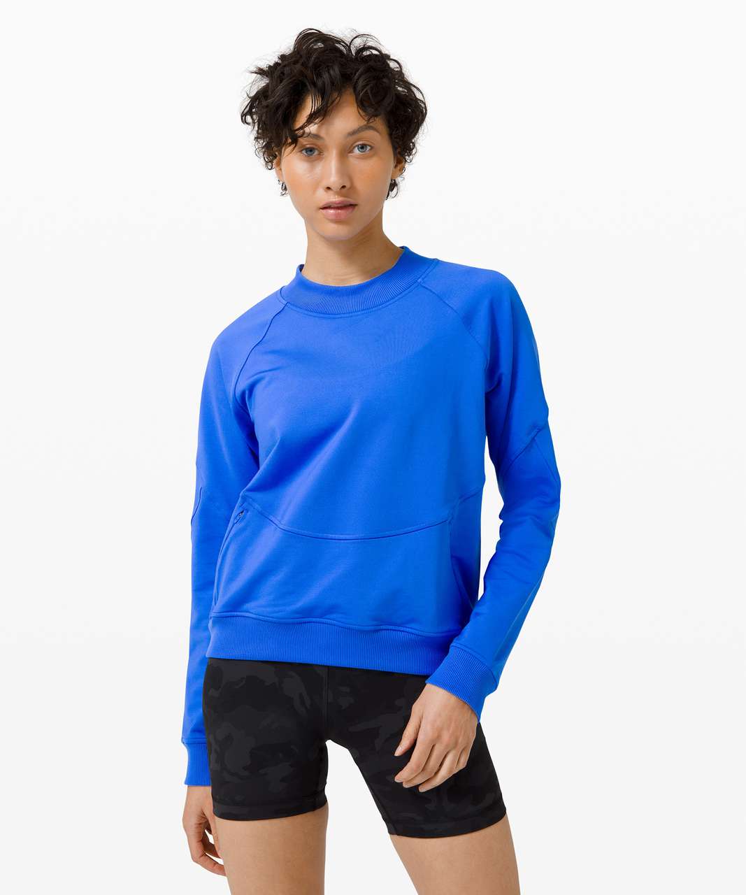 Lululemon Loungeful Crewneck Pullover - Mineral Blue - lulu fanatics