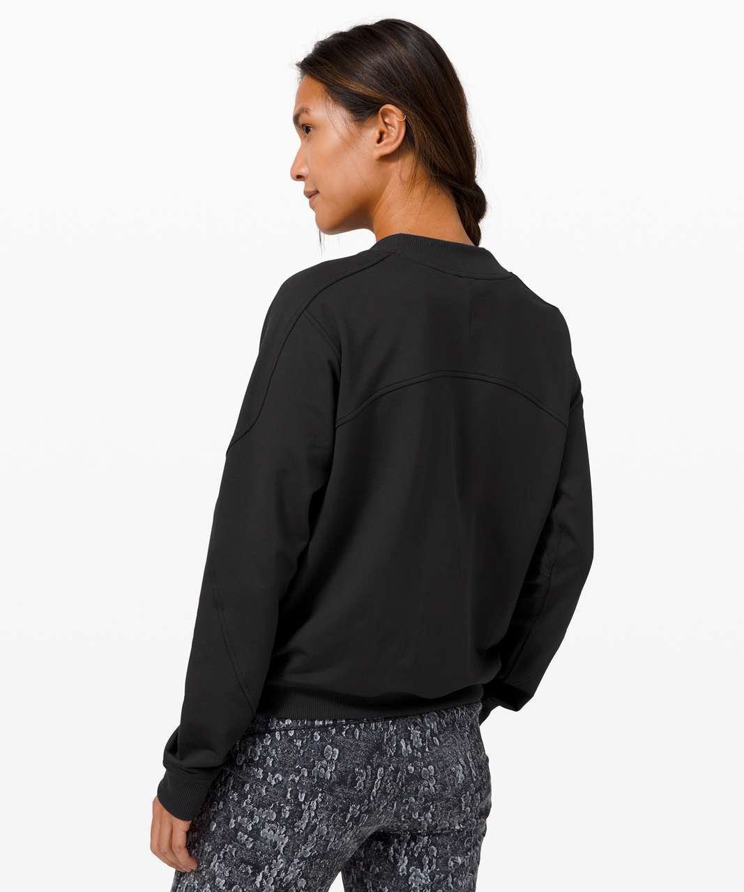 Lululemon City Sweat Crew - Black (Womens) - lulu fanatics