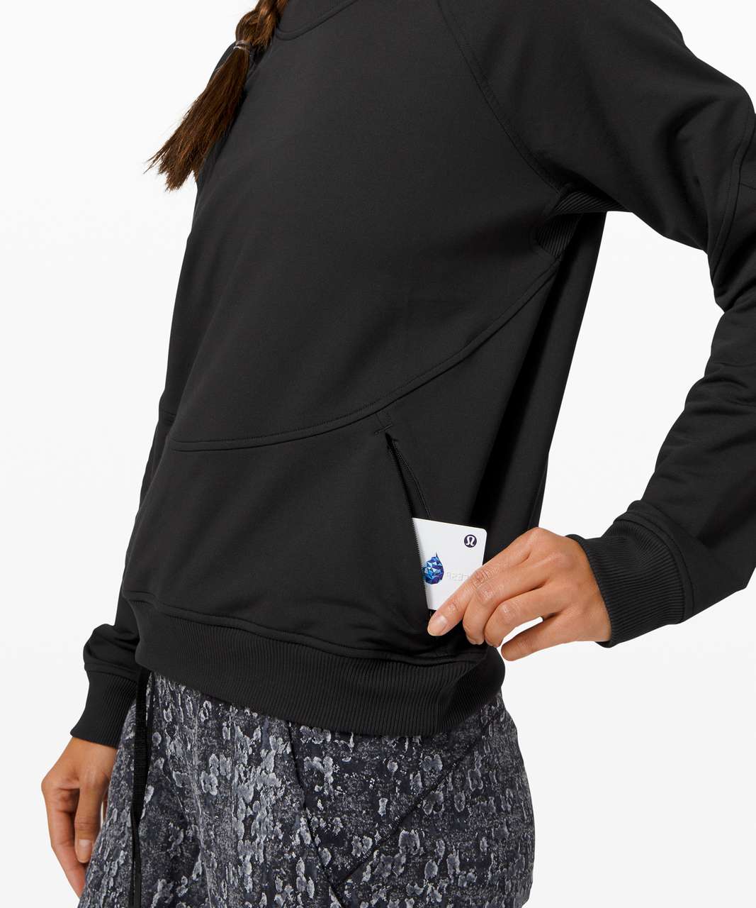 Lululemon City Sweat Crew - Black (Womens) - lulu fanatics