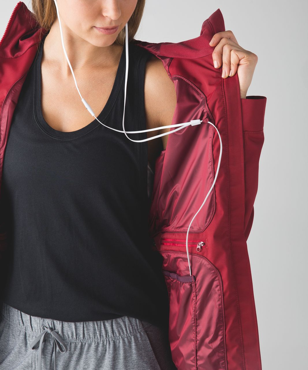 Lululemon Rain For Daze Jacket II - Prep Red