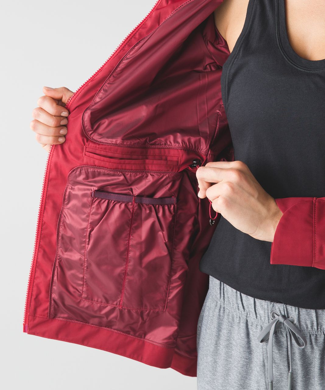 Lululemon Rain For Daze Jacket II - Prep Red