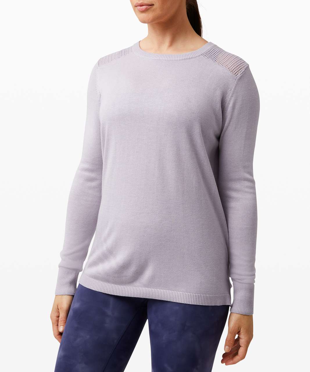 Lululemon Back to Balance Long Sleeve Sweater - Iced Iris