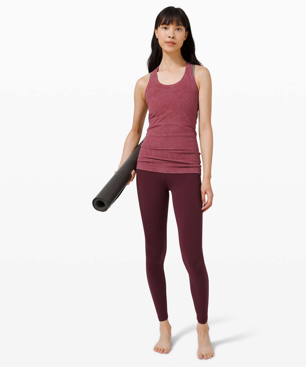 Lululemon Cool Racerback II *Dye - Washed Chianti